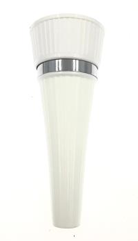 20 CM LİZ ZARİF BEYAZ-KROM AYAK - 1